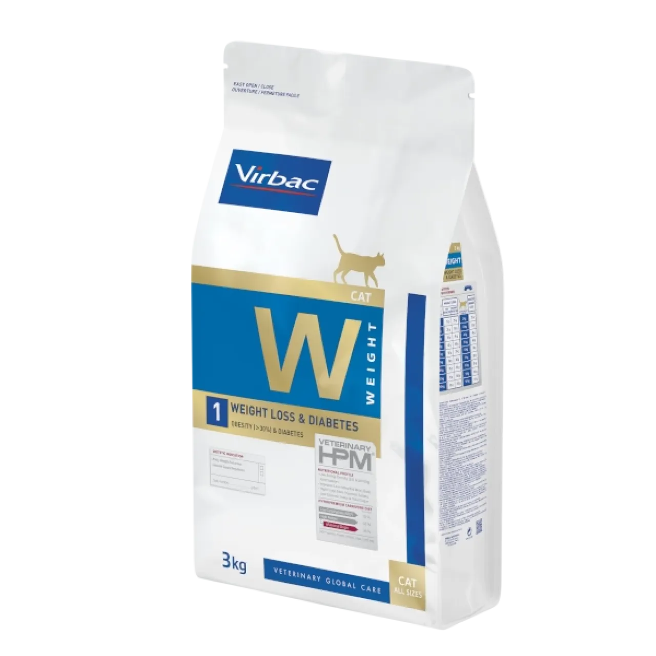 Virbac W1 Weight Loss & Diabetes Obesity Kedi Maması 7 Kg