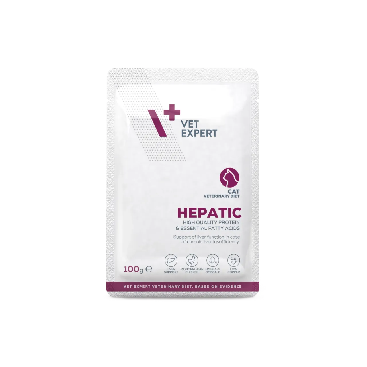 VetExpert Hepatic Cat 100 Gr Yaş Kedi Maması 12 Adet