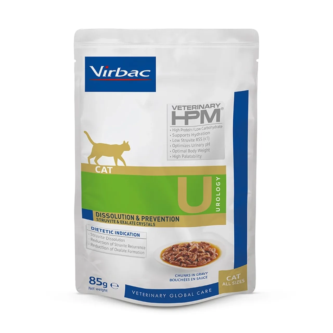 Virbac U Cat Urology Üriner Sistem Desteği Yaş Kedi Maması 85 gr*12 adet