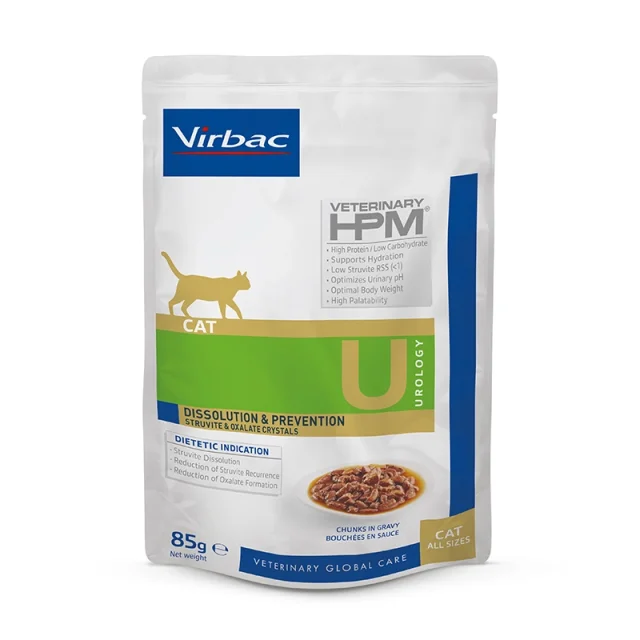 Virbac U Cat Urology Üriner Sistem Desteği Yaş Kedi Maması 85 gr*12 adet