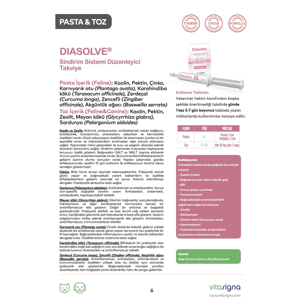 Diasolve 20X10 gr Saşe