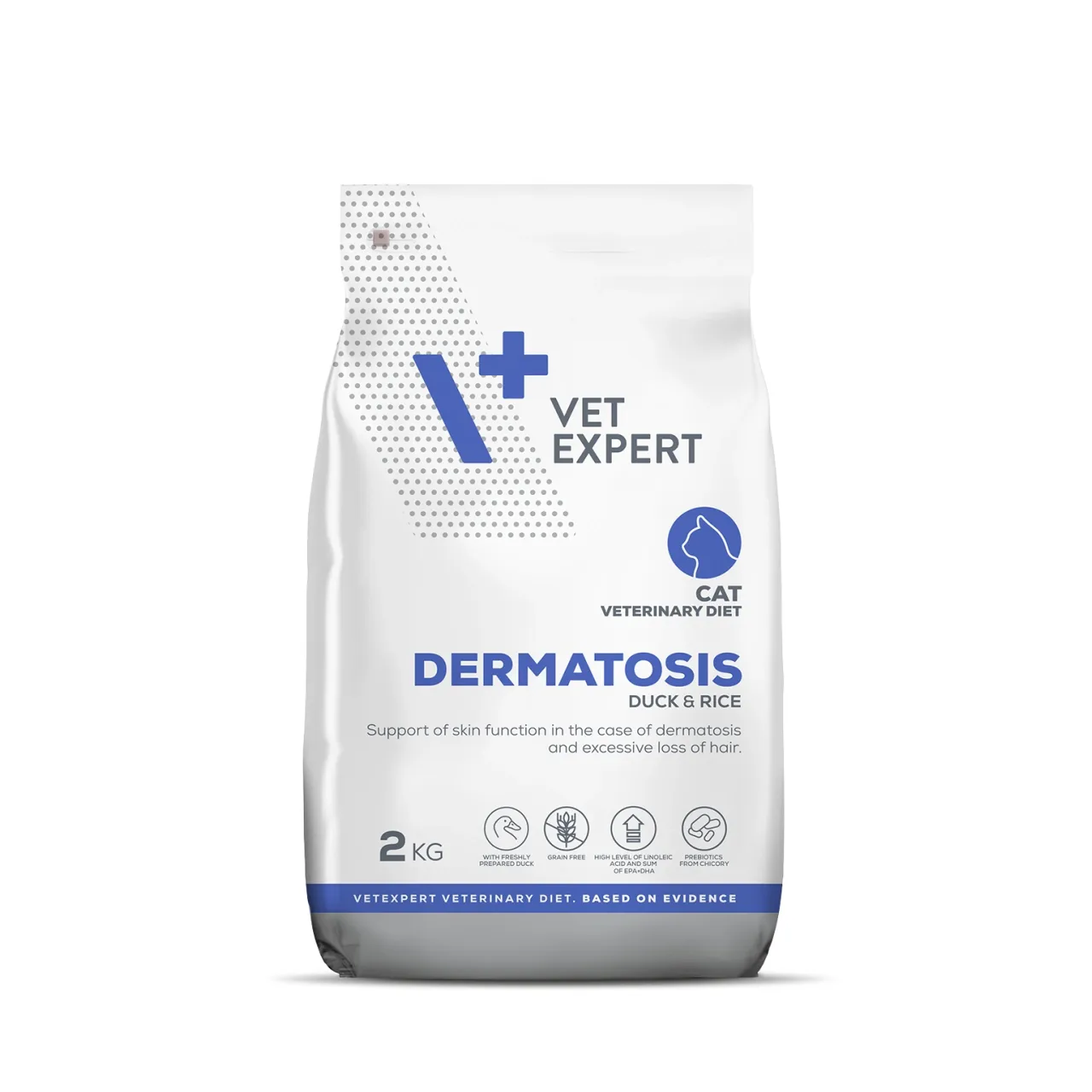 VetExpert Dermatosis Kedi Maması Ördekli 2 Kg