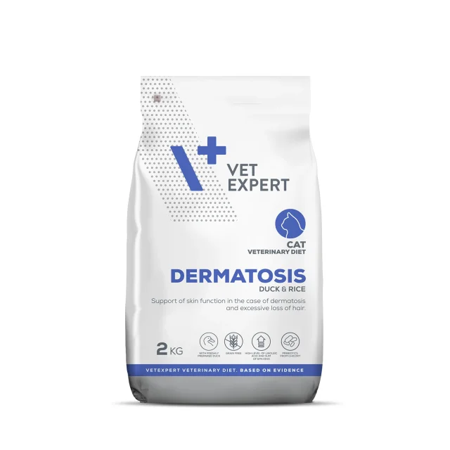 VetExpert Dermatosis Kedi Maması Ördekli 2 Kg