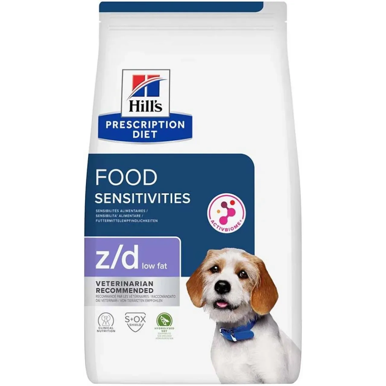 Hills Prescription Diet Food Sensitivies Z/d Low Fat Hidrolize Soyalı Köpek Maması 3 kg