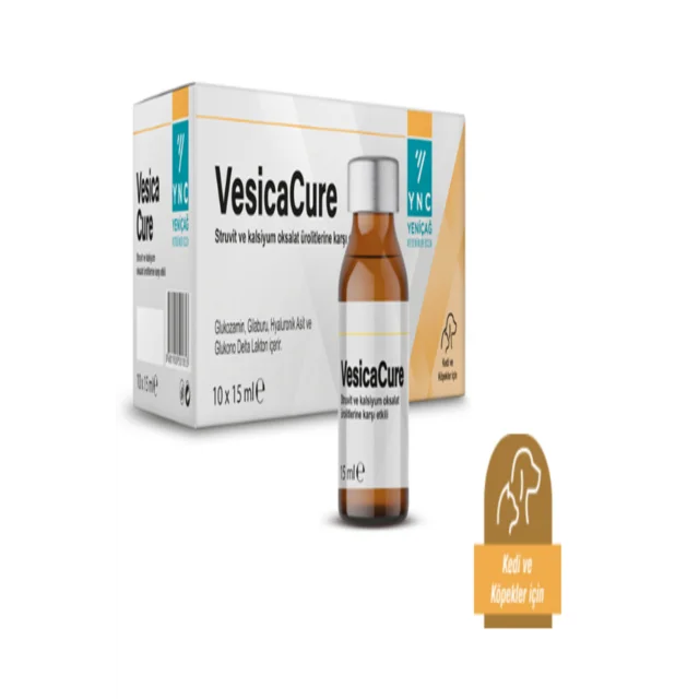 YNC VesicaCure Struvit ve Kalsiyum Oksalat Ürolitlerine Karşı Etkili 2x15ml