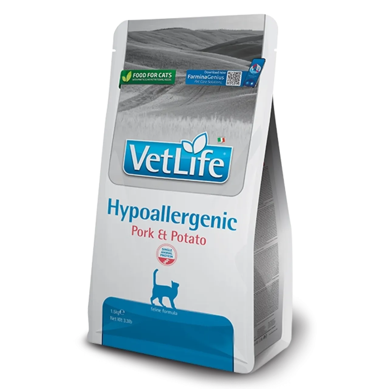 Vetlife Hipoalerjik Pork&Potato Kedi Maması 1,5 kg