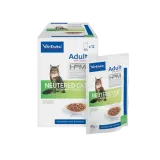 Virbac Yaş Kedi Maması Adult Neutered Entire Cat Somonlu Pouch Chunks 85 Gr 12 Adet