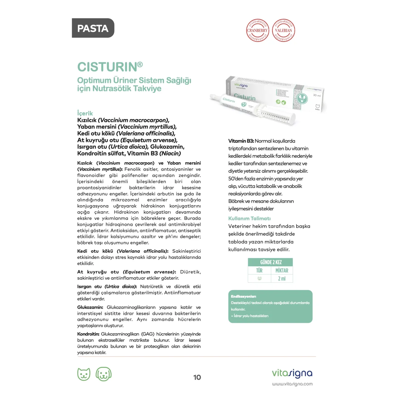 Cisturin 30 ml Pasta