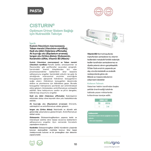 Cisturin 30 ml Pasta