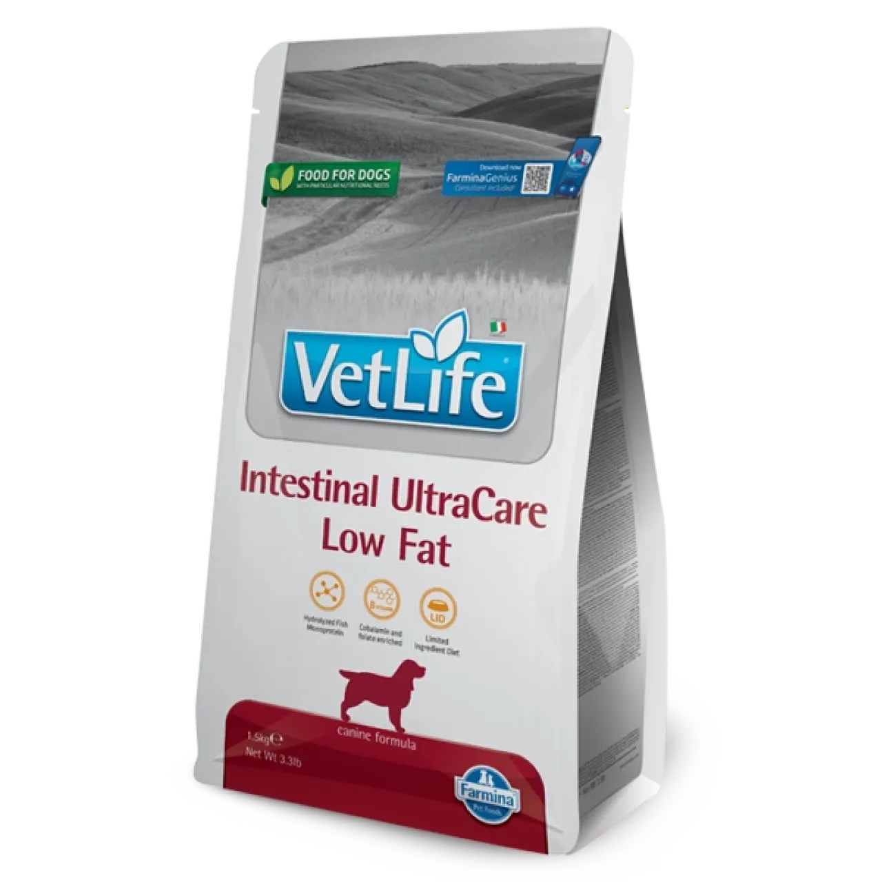 Vet Life Intestinal UltraCare Low Fat Köpek Maması 1.5 Kg