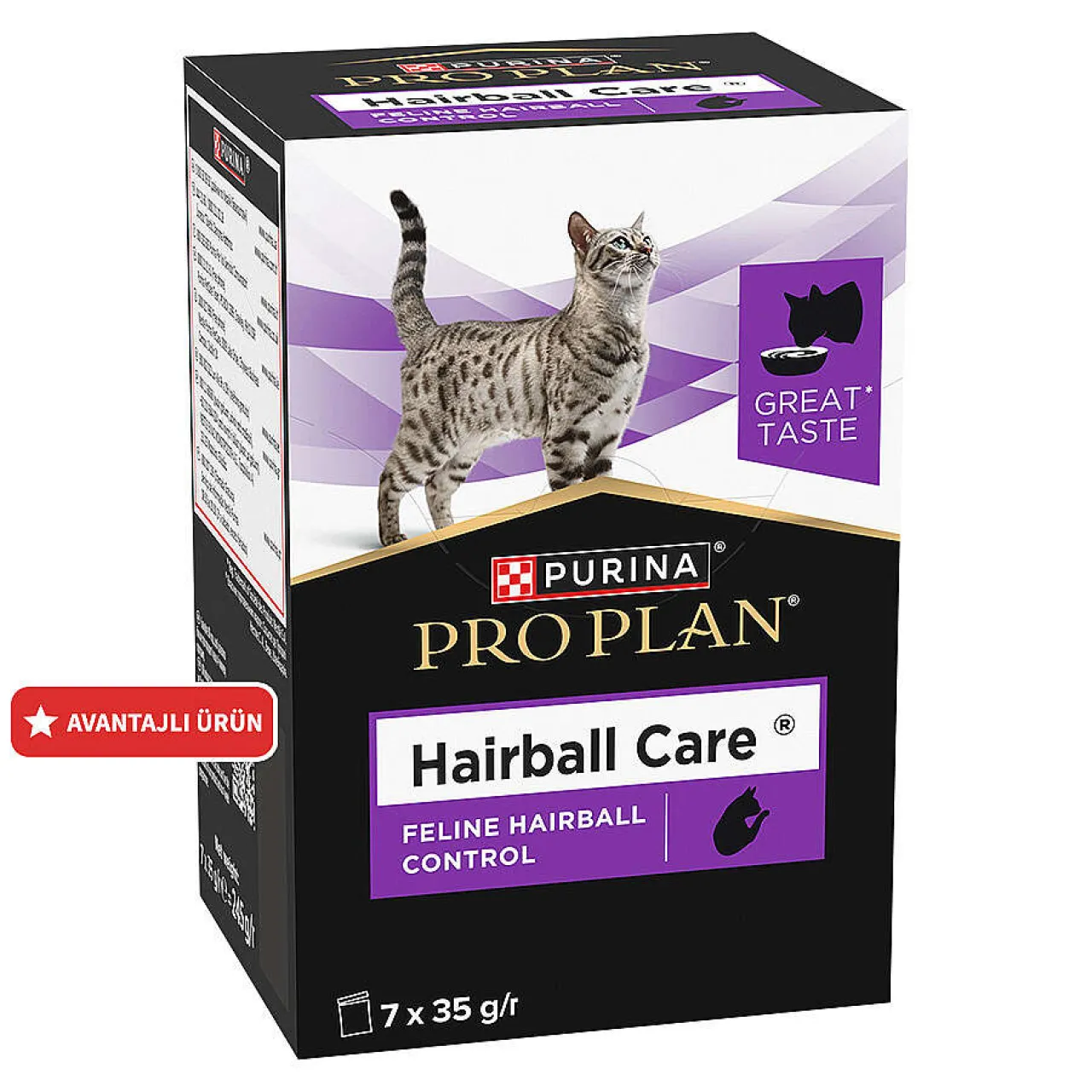Pro Plan Pouch Hairball Care Tüy Yumağı Kontrolü Kedi Yaş Maması 35 Gr x 7 Adet