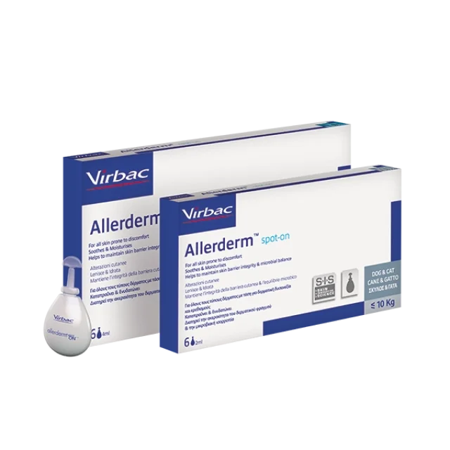 Virbac Allerderm Spot-On Deri Onarımı İçin Damla 6x4ml