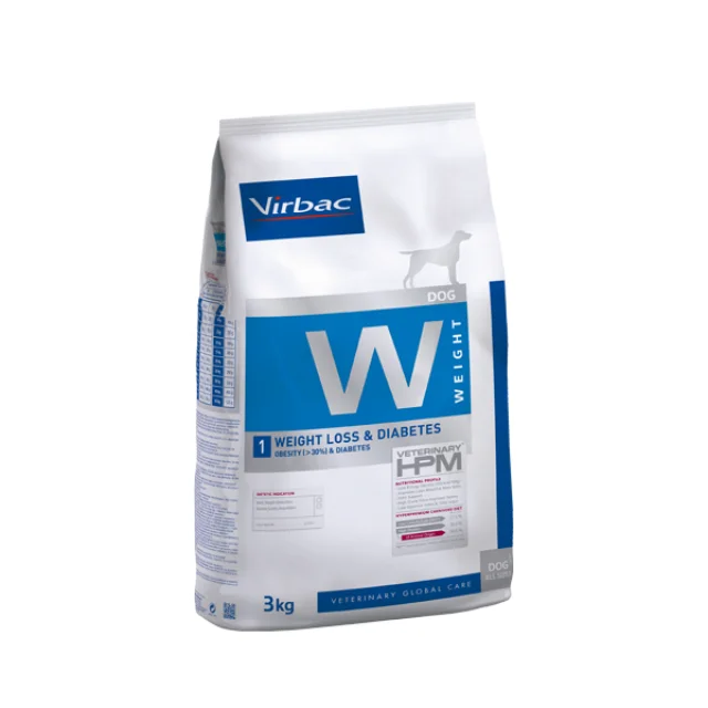 Virbac W1 Weight Loss & Diabetes Köpek Maması 3 Kg