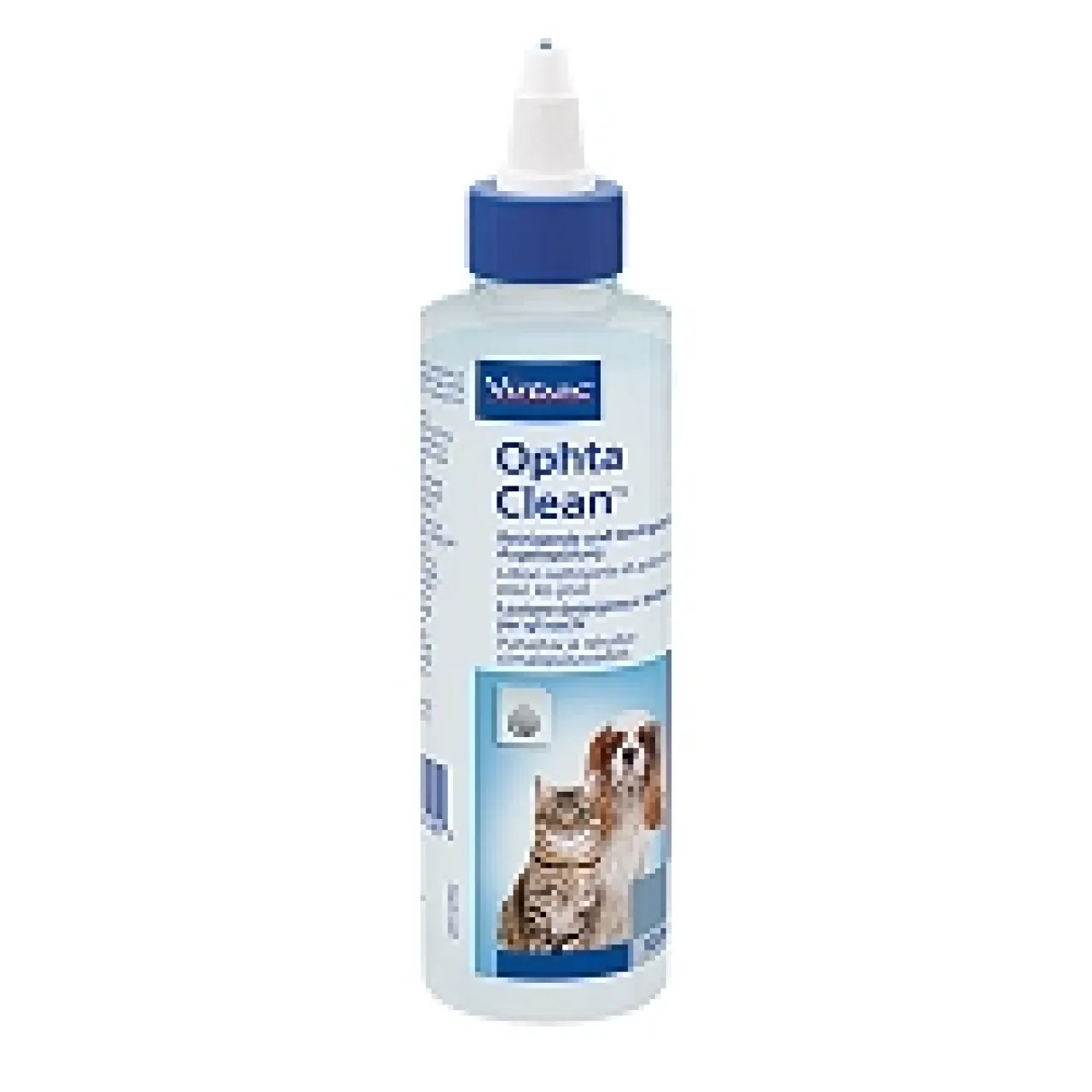 Virbac Ophta Clean Kedi ve Köpeklerde Göz Temizliği İçin Fizyolojik Çözelti 125 Ml