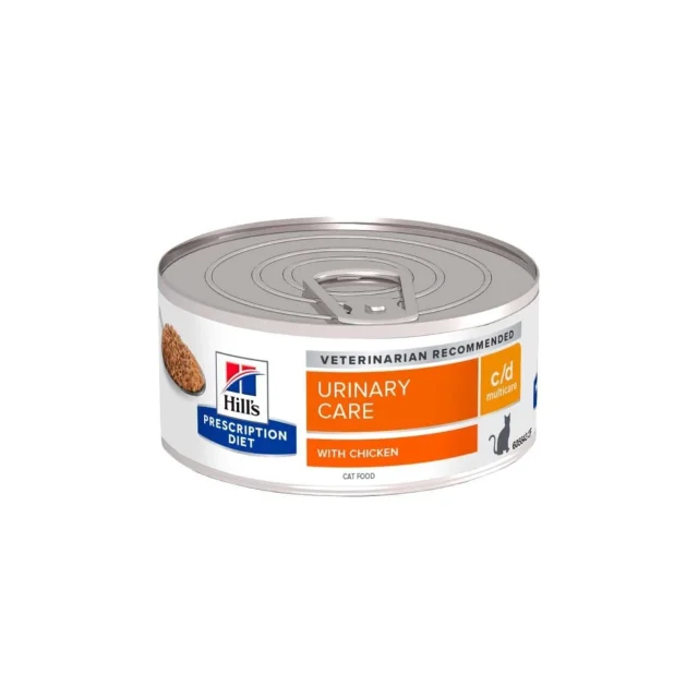 Hills Prescription Diet Urinary Care c/d Tavuklu Kedi Konservesi 156 gr
