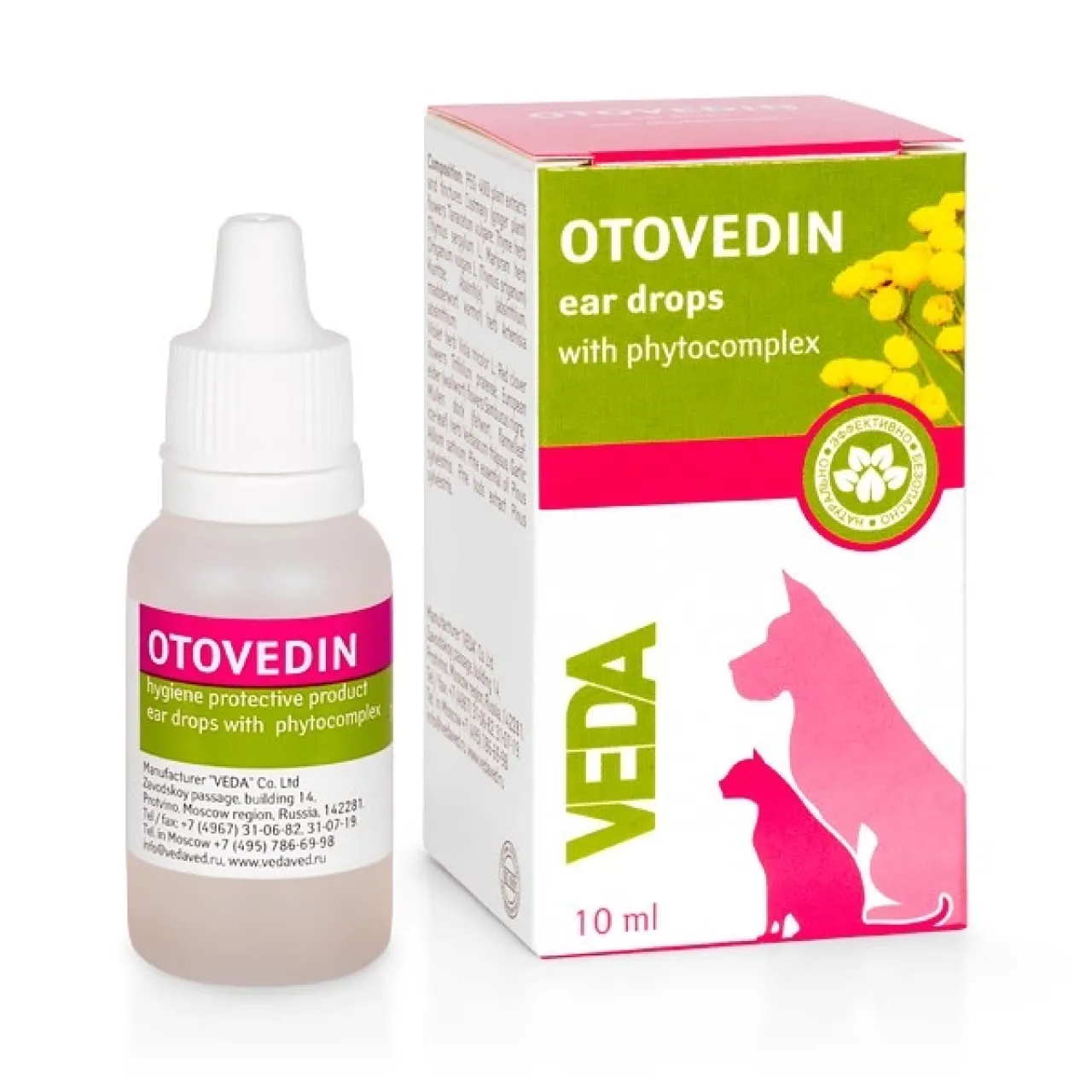 Veda Otovedin Bitkisel Kedi Ve Köpek Kulak Damlası 10 ml