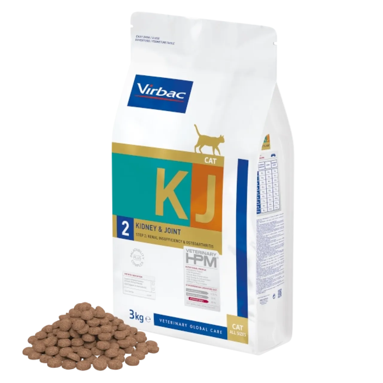 Virbac KJ2 Kidney Joint Support Cat Böbrek Desteği Kedi Maması 1,5 kg KJ 2