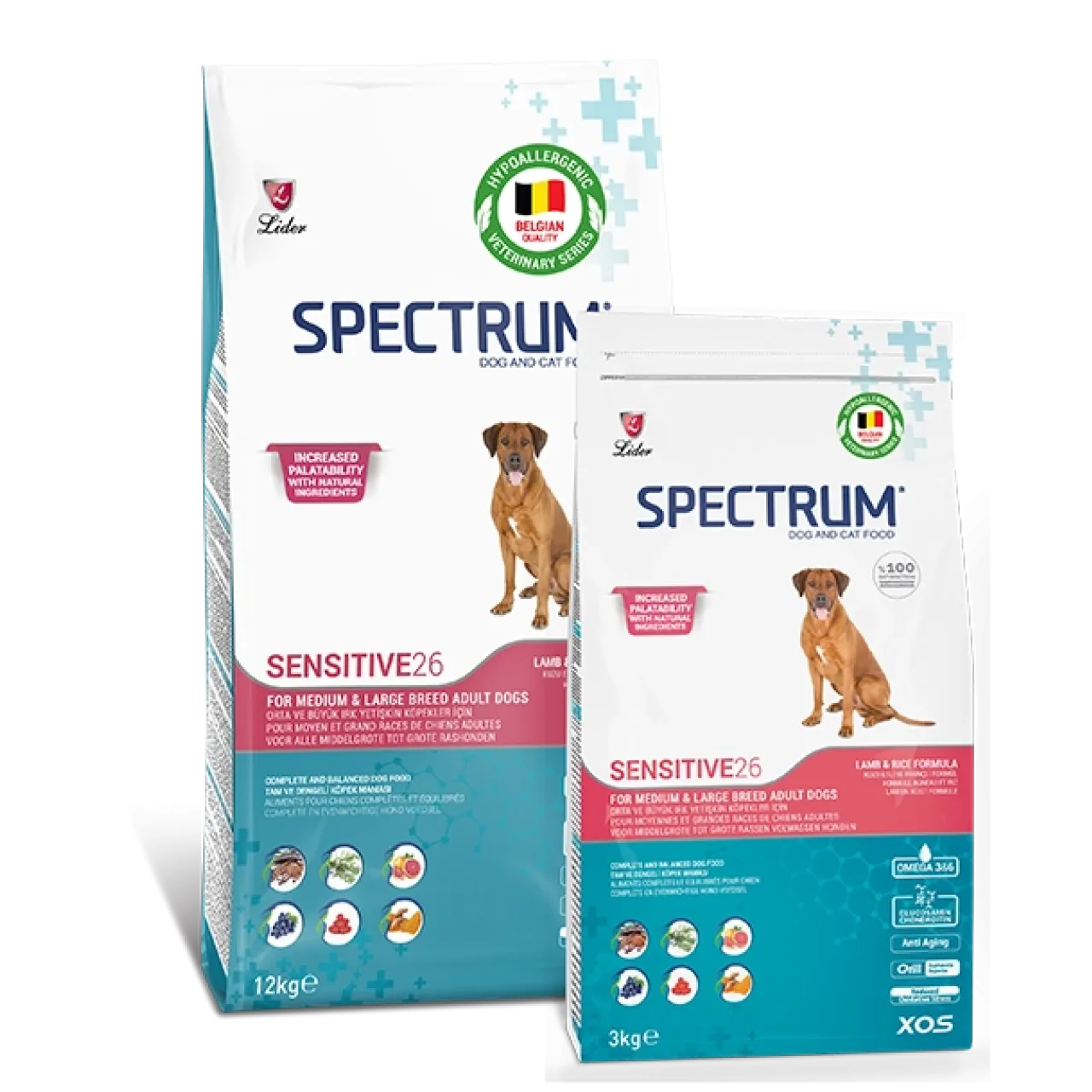 Spectrum Sensitive 26 Köpek Maması 3 Kg