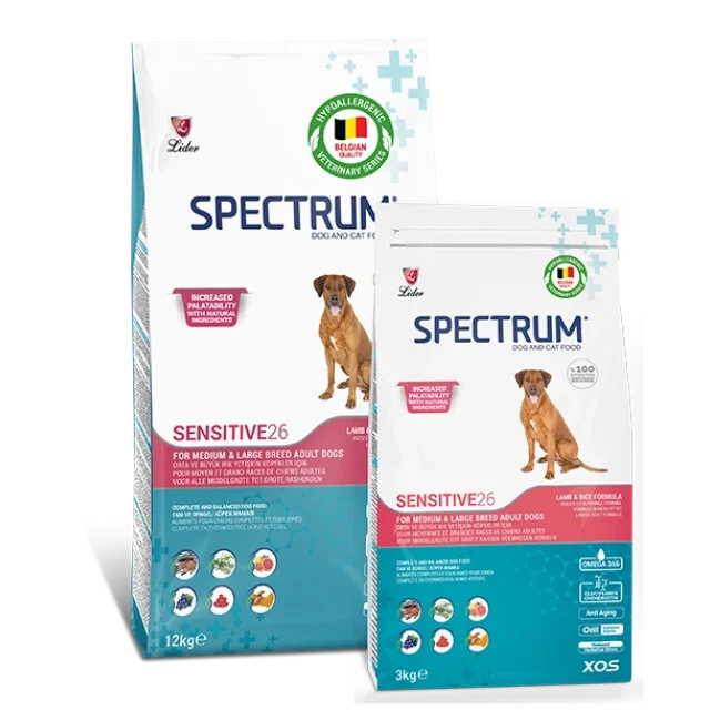 Spectrum Sensitive 26 Köpek Maması 3 Kg