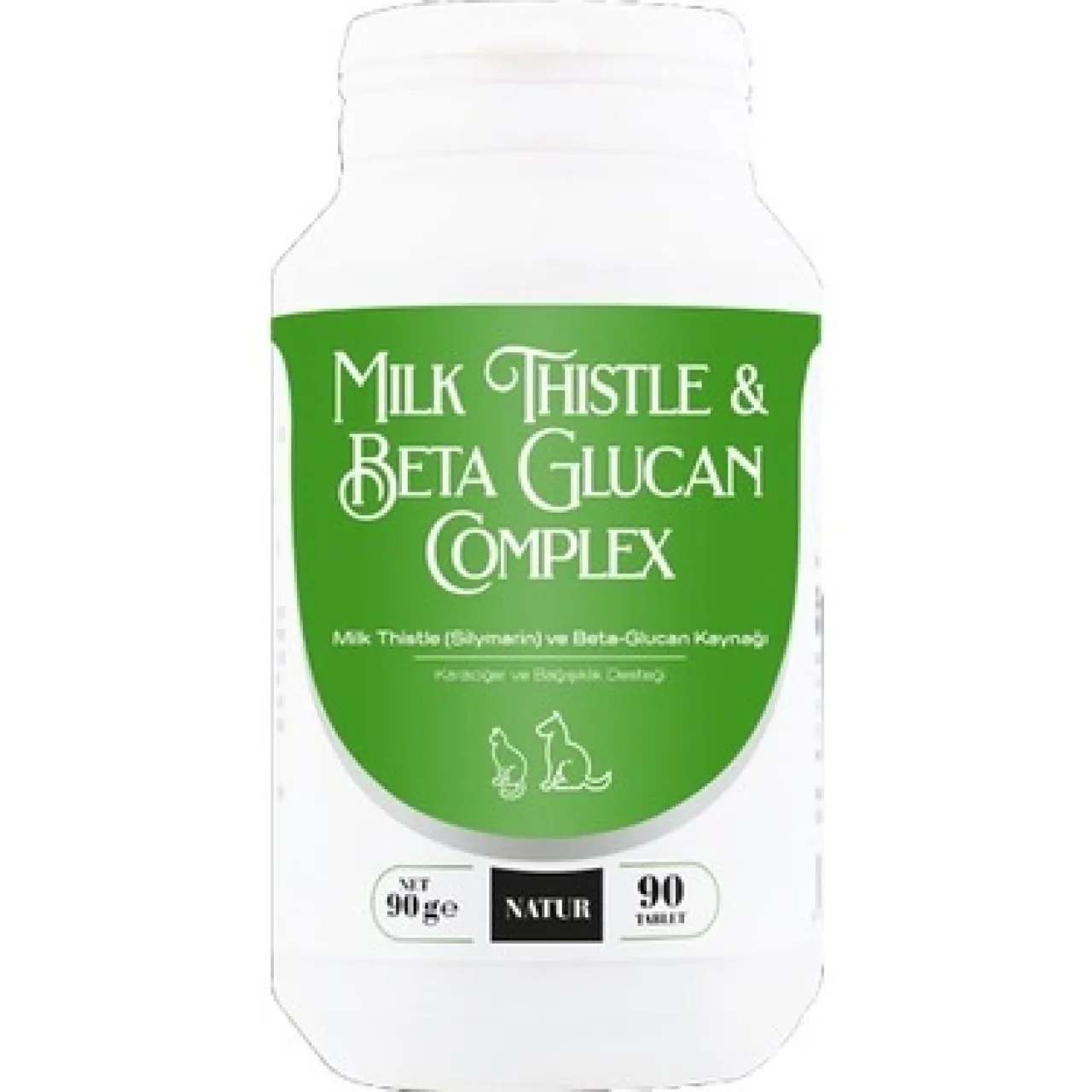 Natur Milk Thistle & Beta - Glucan Complex Destekleyici 90 Tablet