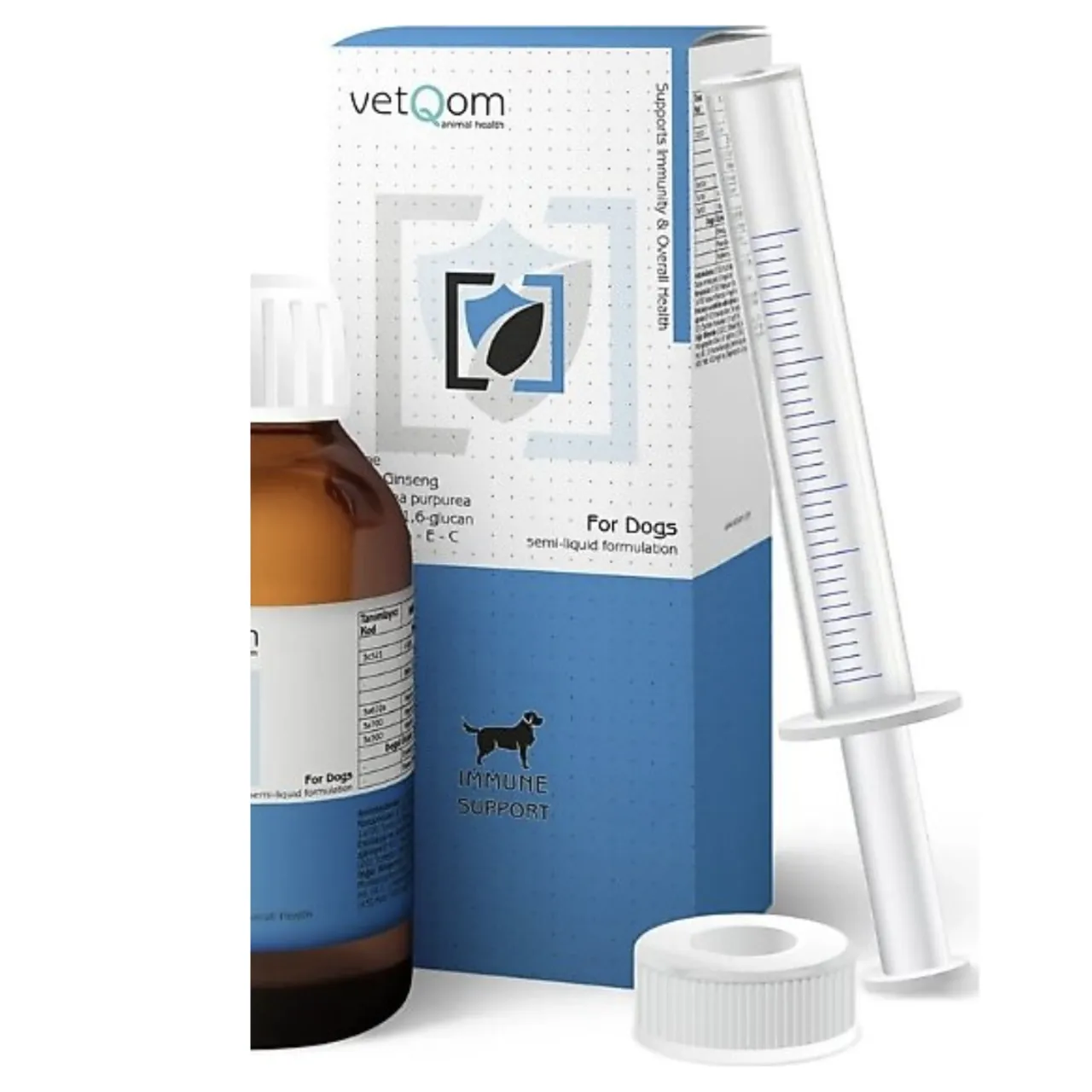 VetQom Immune Support 120 ml Köpekler için Bağışıklık Sistemi Desteği