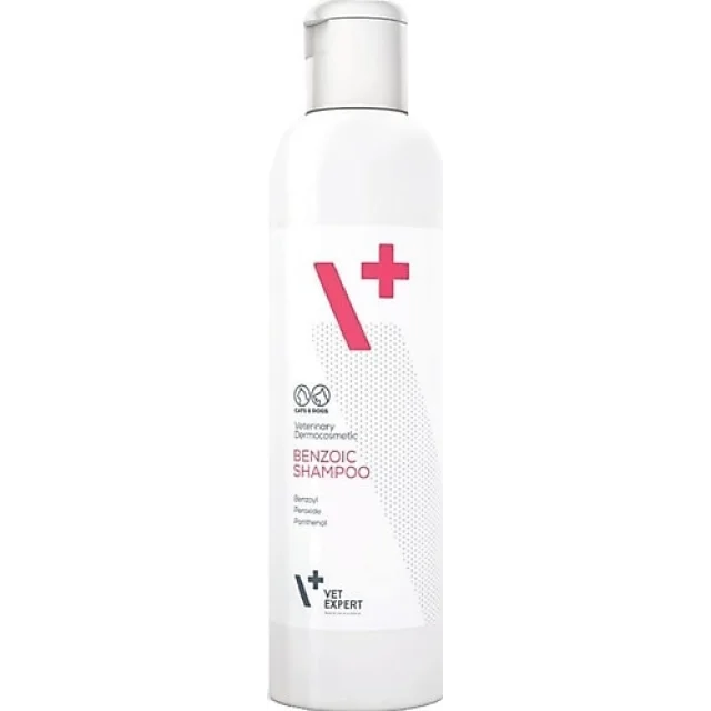 VetExpert Benzoik Shampoo Kedi ve Köpek Şampuanı 250 ml
