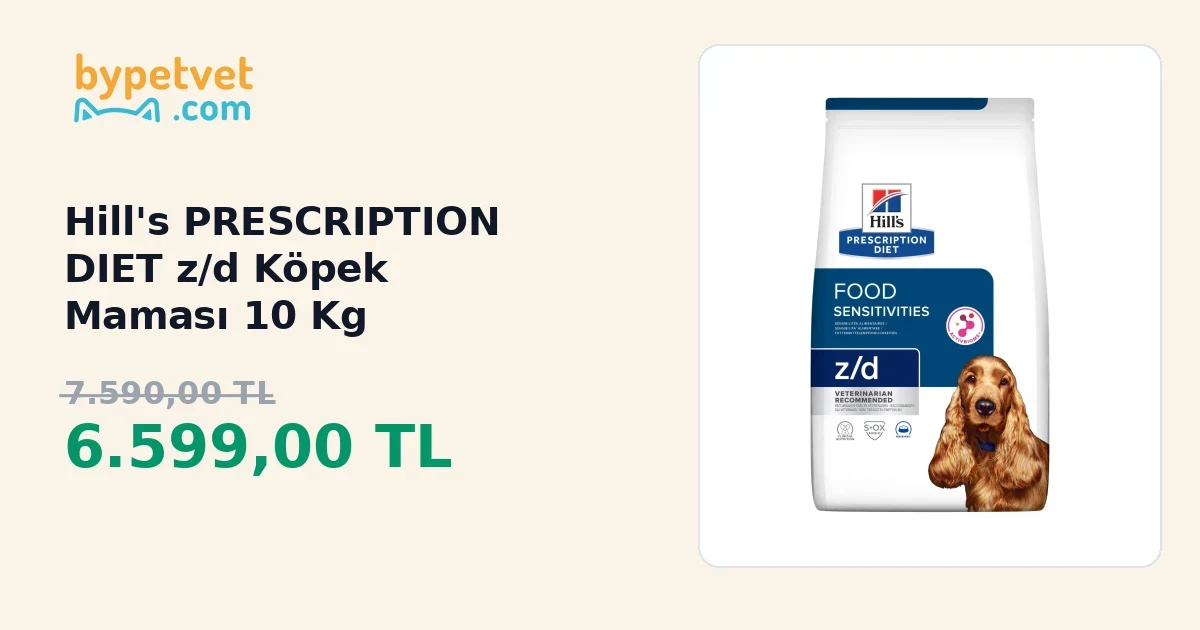 Hill's PRESCRIPTION DIET z/d Köpek Maması 10 Kg | ByPetVet