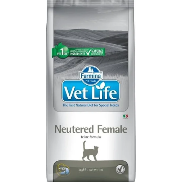 VetLife Neutered Female Kedi Maması 5 Kg