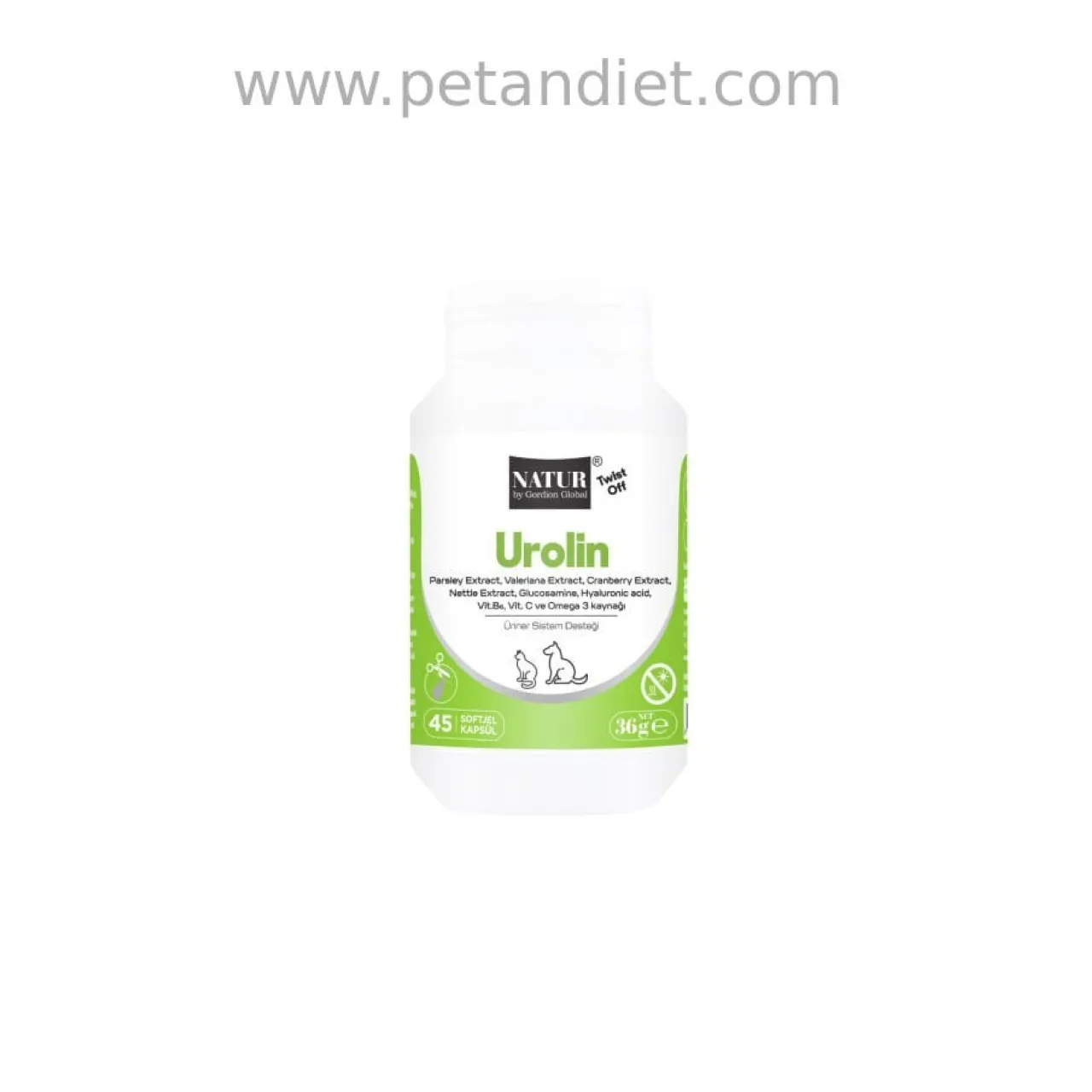 Natur Urolin 45 Soft Jel Kapsül 36 gr