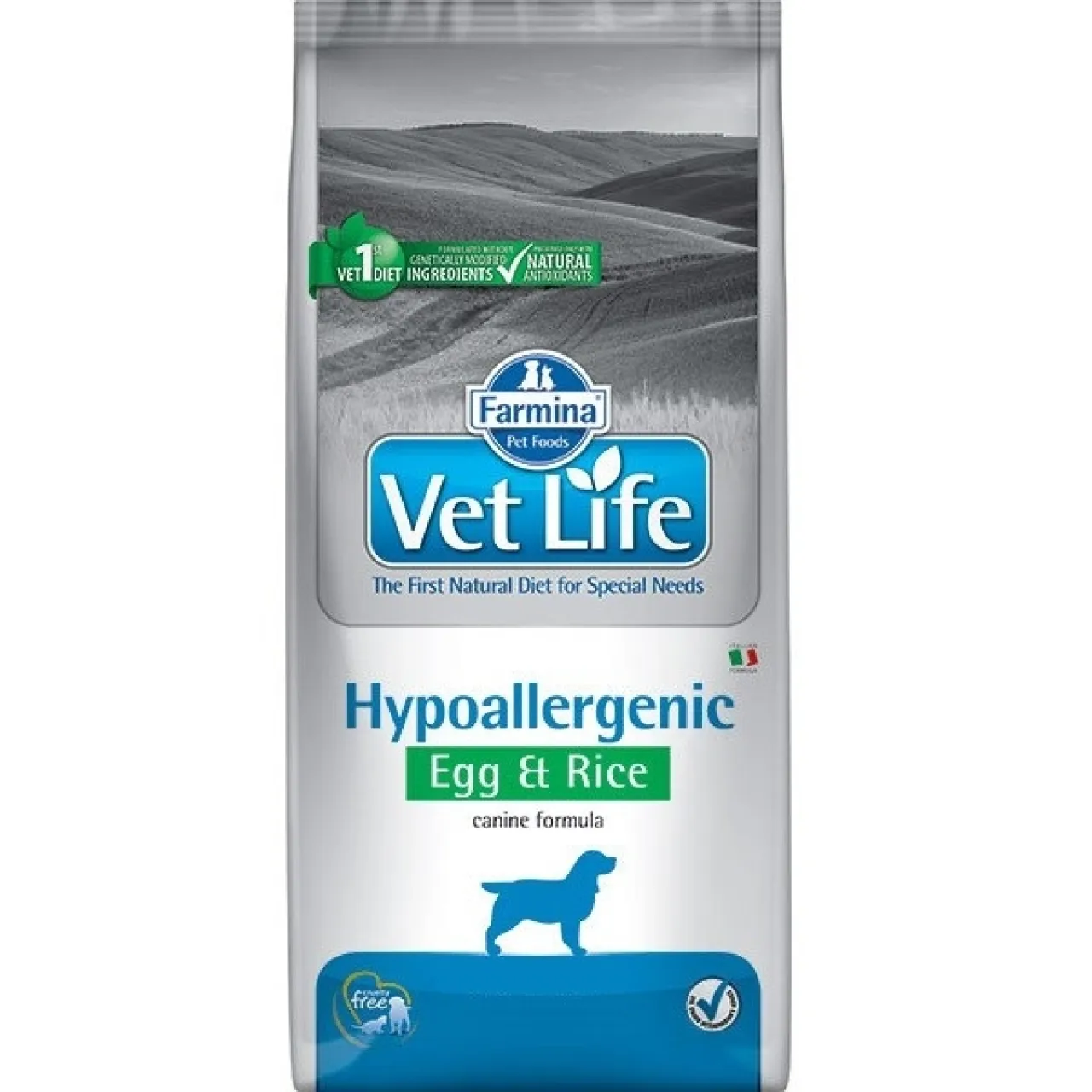 VetLife Hypoallergenic Egg & Rice Köpek Maması 2 Kg