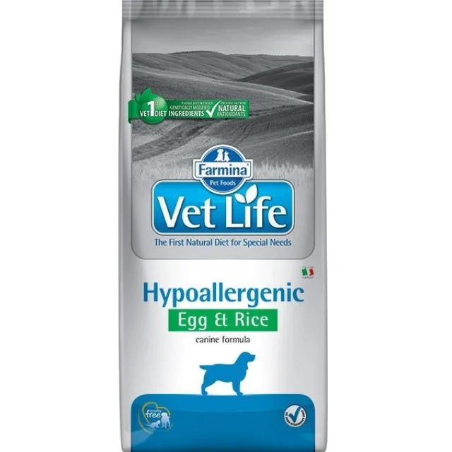 VetLife Hypoallergenic Egg & Rice Köpek Maması 2 Kg