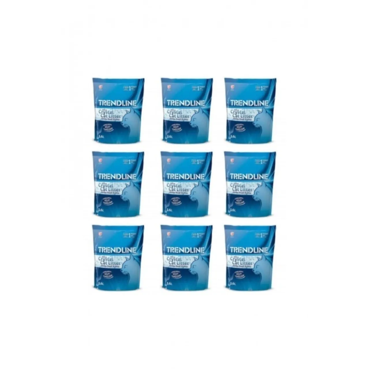 Trendline Silika Kedi Kumu 9 adet x 3.6 Lt