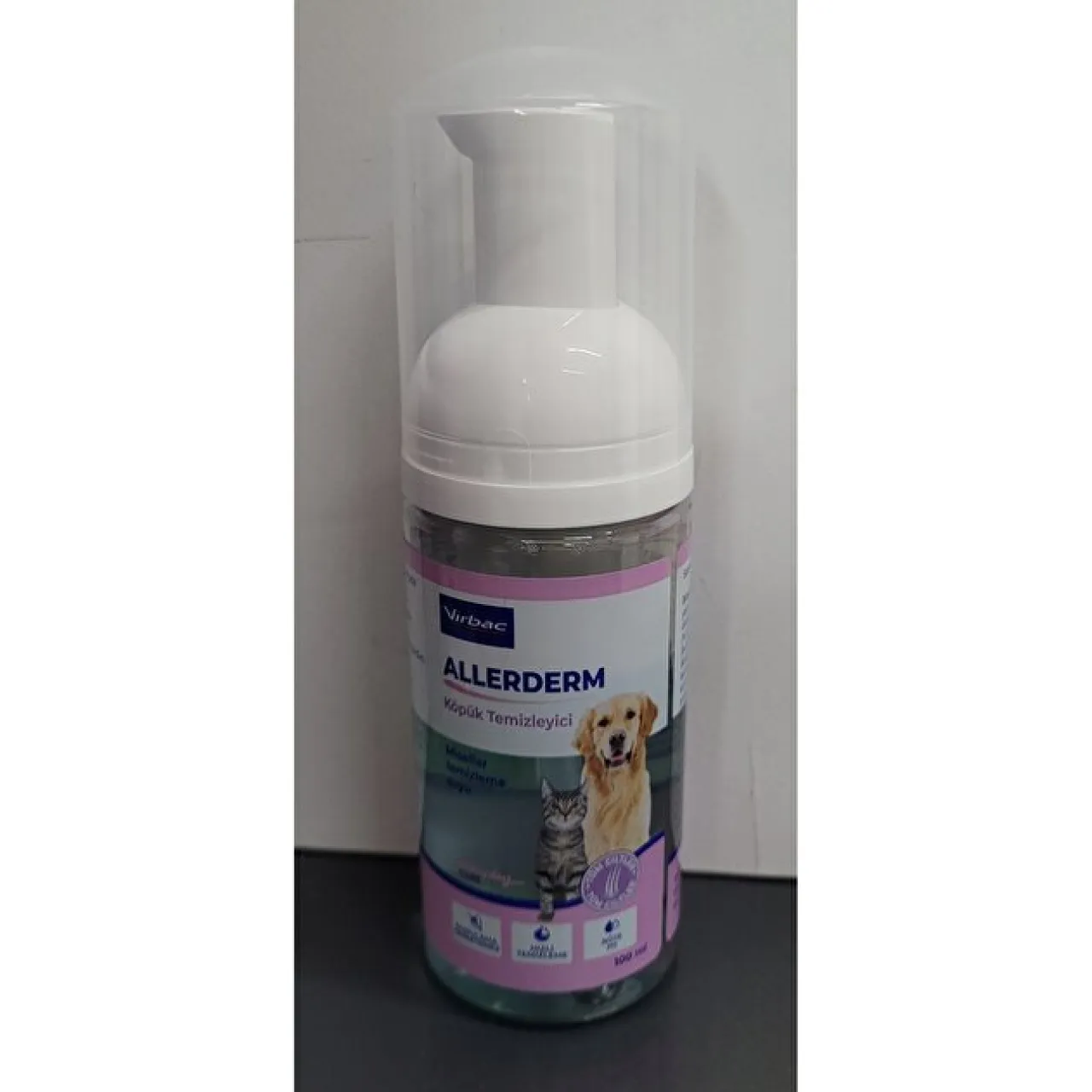Virbac Allerderm Misellar Temizleme Solüsyonu (Köpük Temizleyici) 100 ml