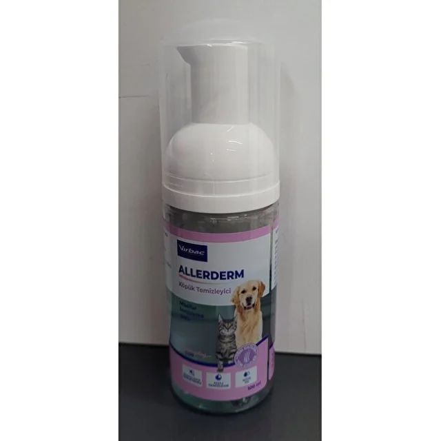 Virbac Allerderm Misellar Temizleme Solüsyonu (Köpük Temizleyici) 100 ml