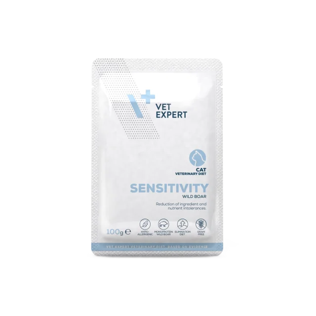 VetExpert Sensitivity cat 100g pouch Yaş Kedi Maması 12 Adet