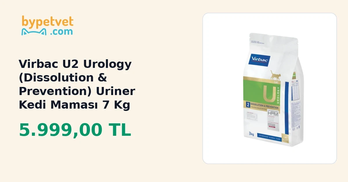 Virbac U2 Urology (Dissolution & Prevention) Uriner Kedi Maması 7