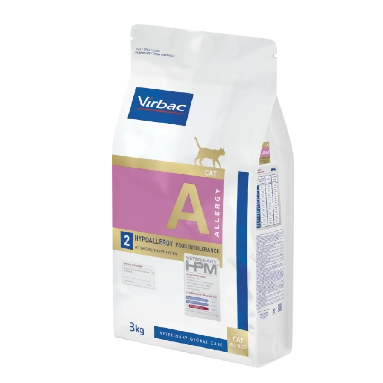 Virbac A2 Hypoallergy & Food Intolerance Hipoalerji ve Gıda İntoleransı Desteği Kedi Maması A2 3 kg