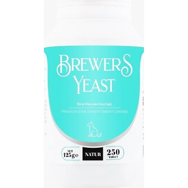 Natur Brewers Yeast Köpekler İçin Sarımsaklı Maya 250 Tablet