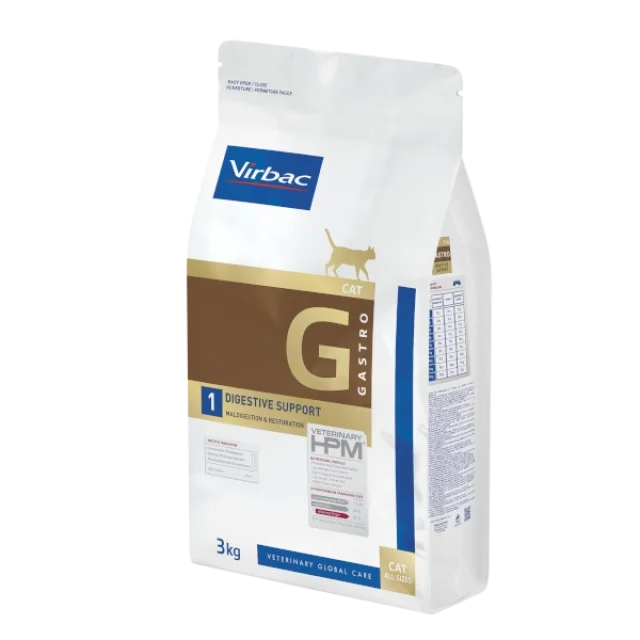 Virbac G 1 Digestive Support Cat Gastrointertinal Kedi Maması G1 3 kg