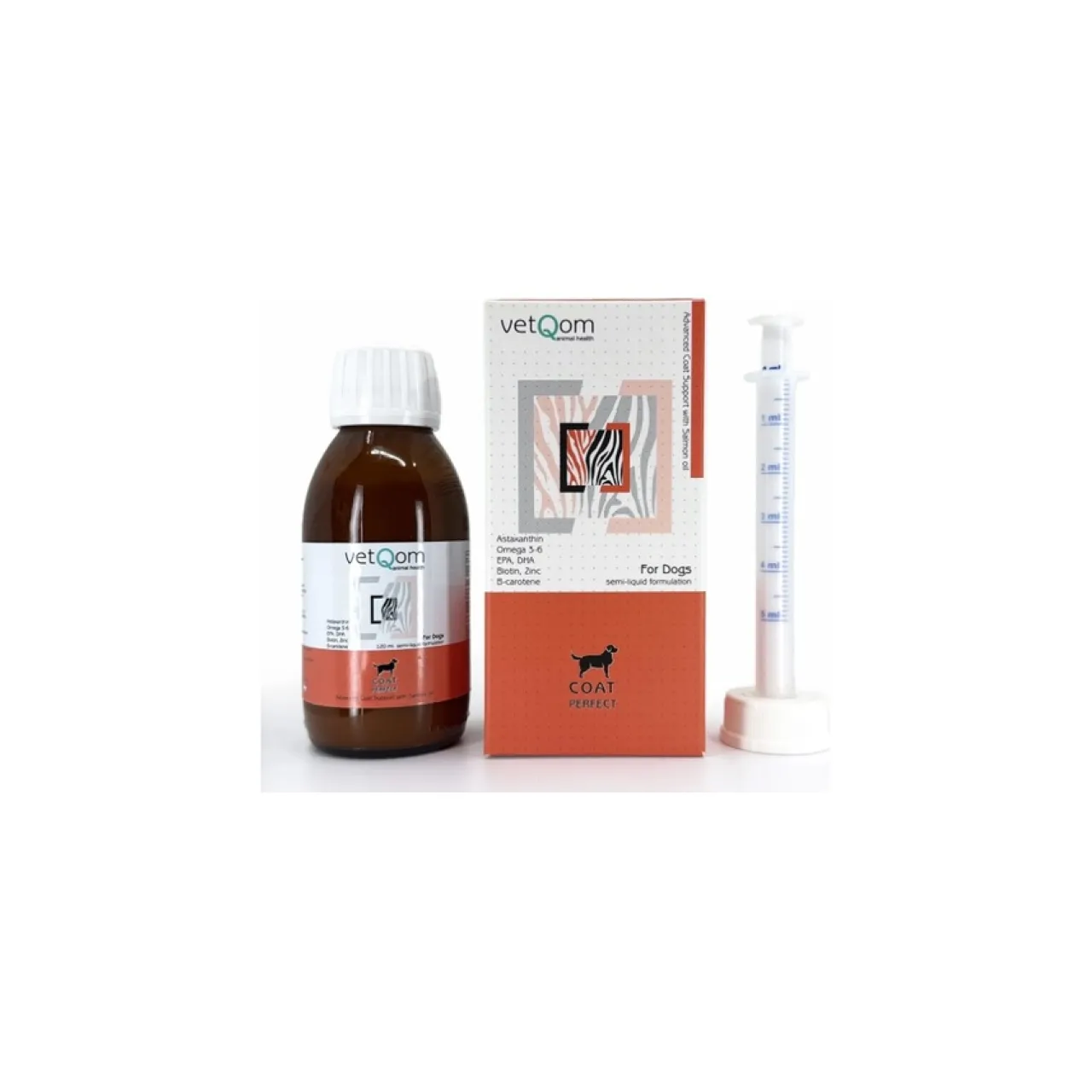 Vetqom Coat Perfect Köpek Deri ve Tüy Sağlığı 120ml