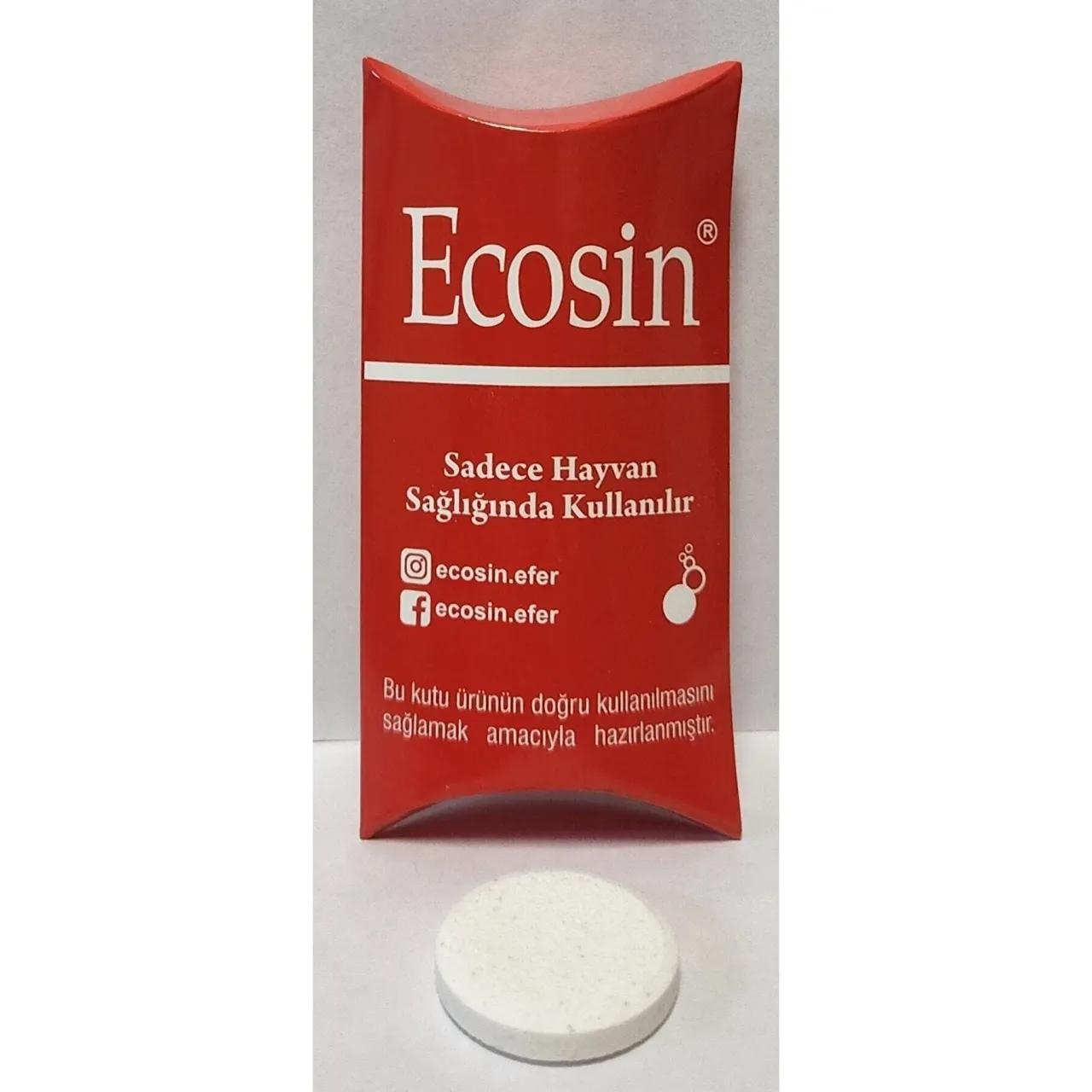 Ecosin Efervesan 1 Tablet- Kedi Köpek Mantar Tedavisi için (Sprey Hazırlama Tableti)
