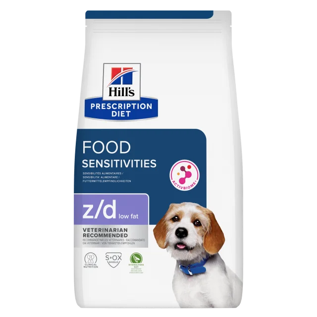 Hills Prescription Diet Food Sensitivies Z/d Low Fat Hidrolize Soyalı Köpek Maması 10 kg