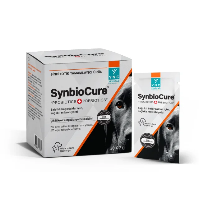 Synbiocure Canine Köpekler için Probiyotik+Prebiyotik Şase 30x2 Gr