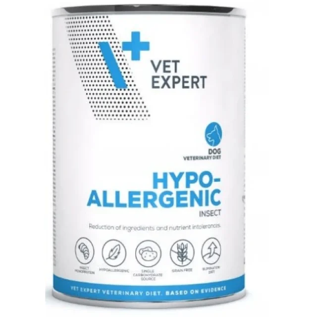 VetExpert Hypoallergenic Insect Konserve Köpek Maması 400 gr