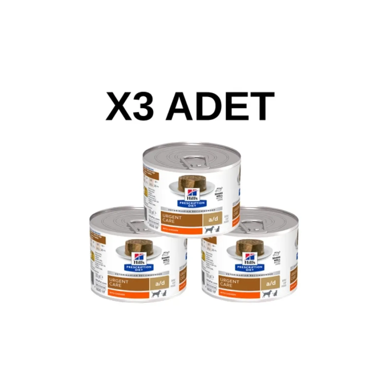 Hills A/D Konserve Yoğun Bakım Köpek Maması 3x200 gr