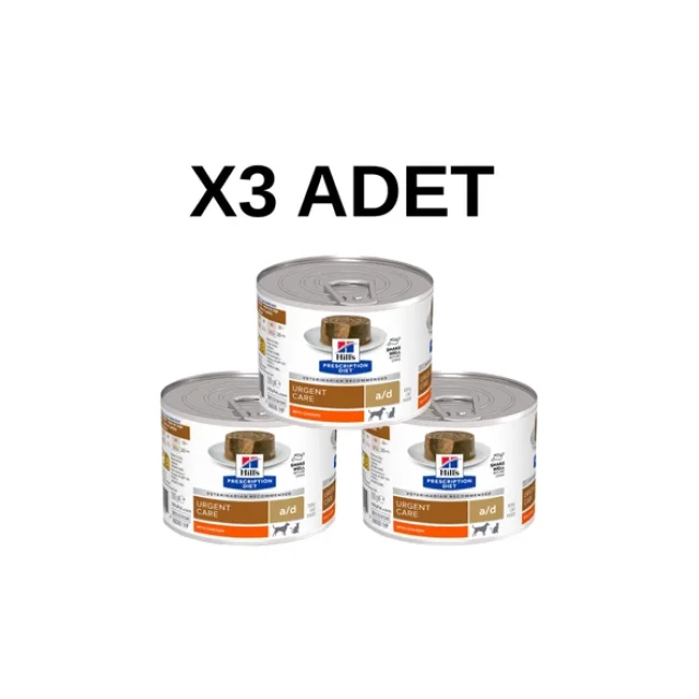 Hills A/D Konserve Yoğun Bakım Köpek Maması 3x200 gr