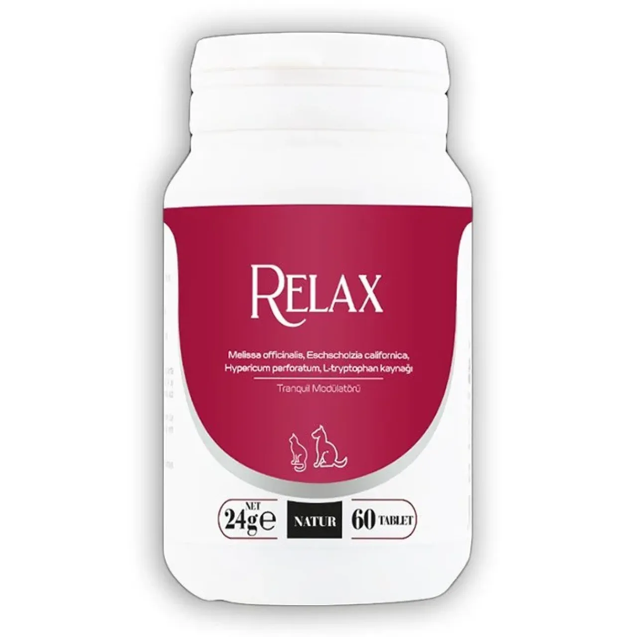 Natur Relax Kedi Köpek Sakinleştirici 60 Tablet