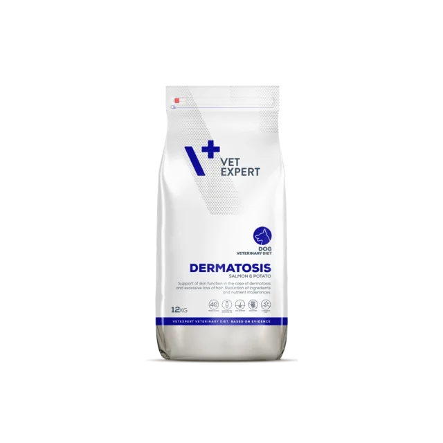 VetExpert Dermatosis Salmon&Potato Köpek Maması 12 Kg