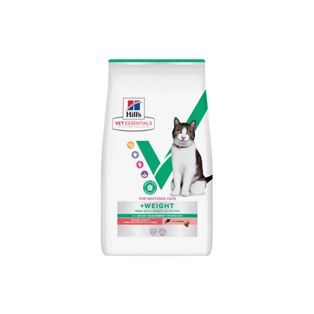 Hills VET ESSENTIALS Multi-Benefit + Weight Genç Yetişkin Kedi Maması Somonlu 1,5 Kg
