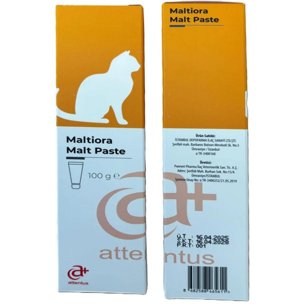 Attentus Maltiora Malt Paste Kedi Tüy Yamağı Önleyici Malt Pasta 100 gr